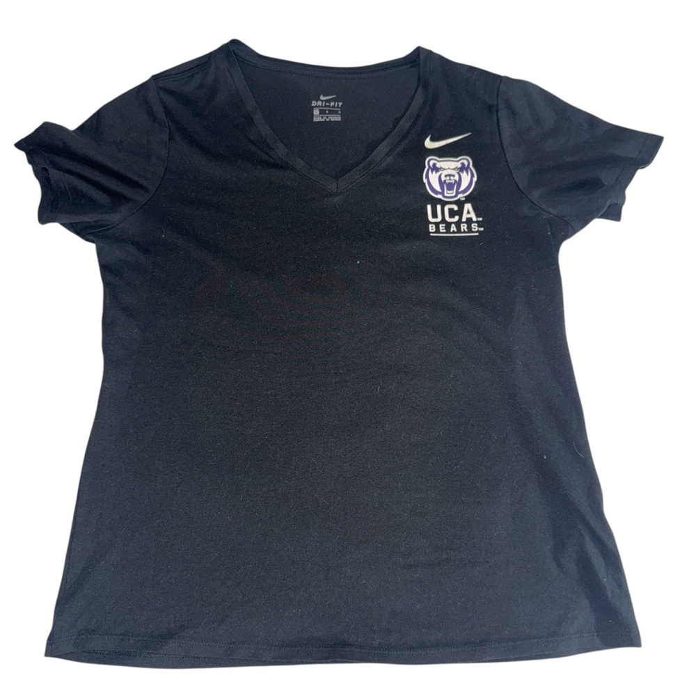 Nike Women's Black V-Neck UCA Bears Tee